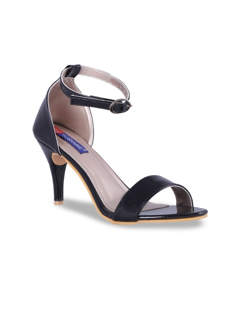 MSC Women Black Solid Heels