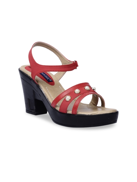 

MSC Women Red Embellished Heels