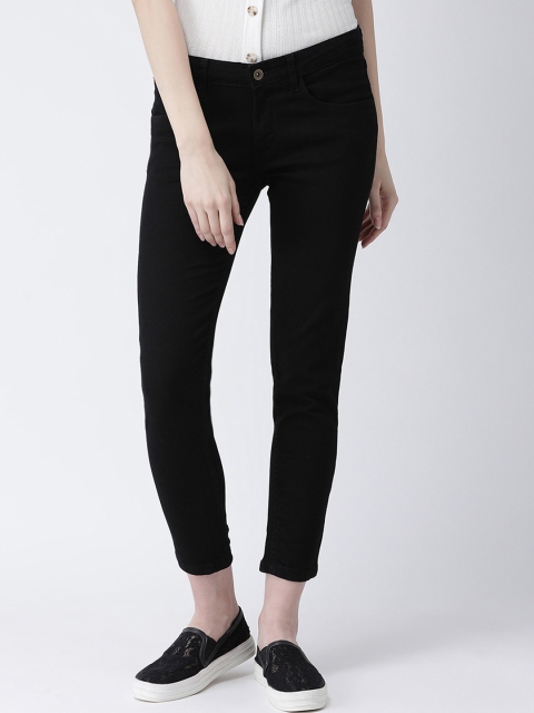 

Club York Women Black Skinny Fit Mid-Rise Clean Look Jeans