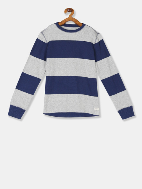 

GAP Boys Grey Printed Round Neck T-shirt