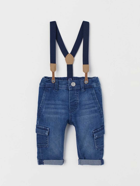 

H&M Boys Blue Solid Slim Fit Jeans