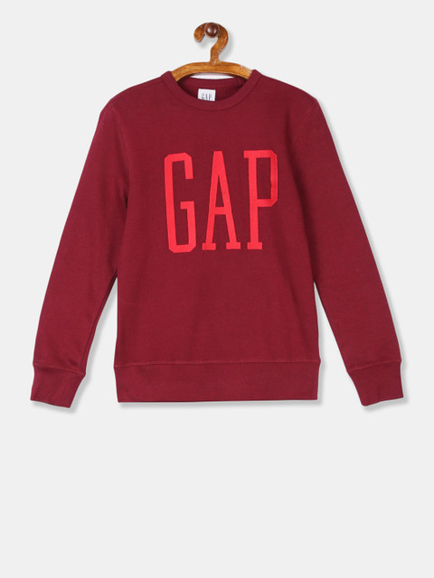 

GAP Boys Red Embroidered Sweatshirt