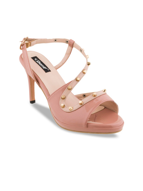 

Sherrif Shoes Women Pink Solid Sandals
