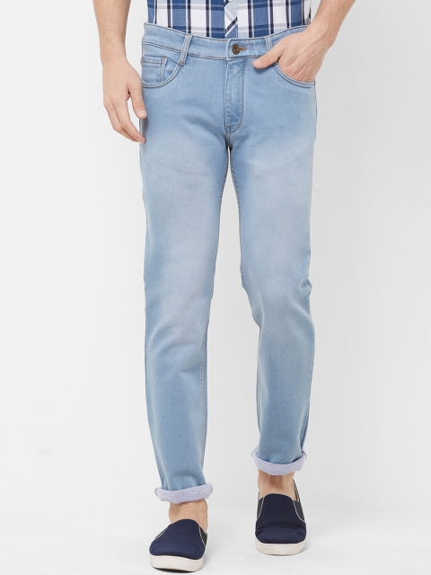 

Solemio Men Blue Slim Fit Mid-Rise Clean Look Jeans