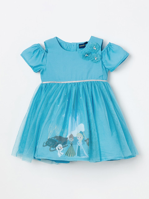 

Juniors by Lifestyle Girls Blue Solid A-Line Dress