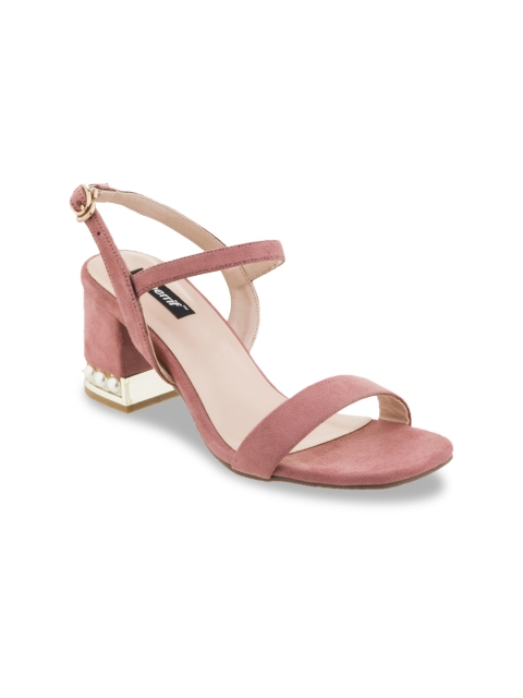 

Sherrif Shoes Women Pink Solid Sandals