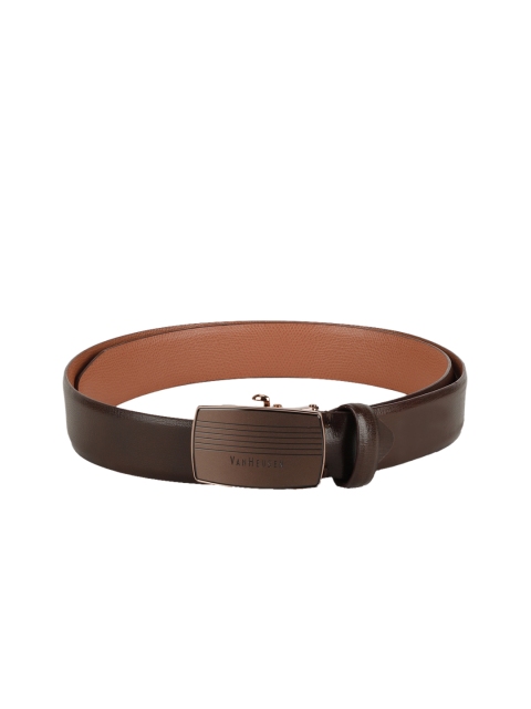 

Van Heusen Men Brown Textured Belt