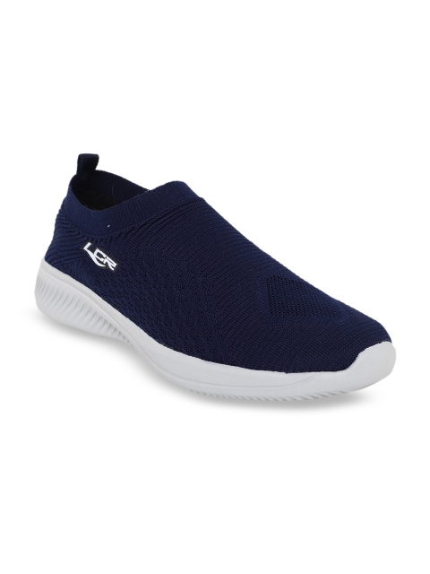 

Lancer Men Navy Blue Slip-On Sneakers