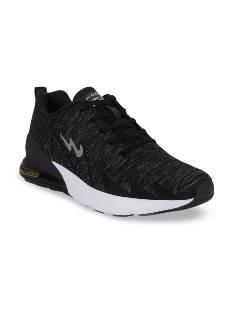 

Campus Men Black Mesh Corolla Running Shoes