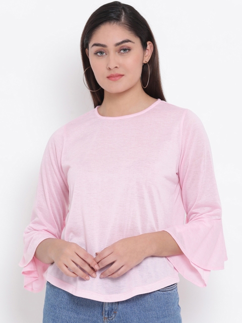 

Crimsoune Club Women Pink Solid Top