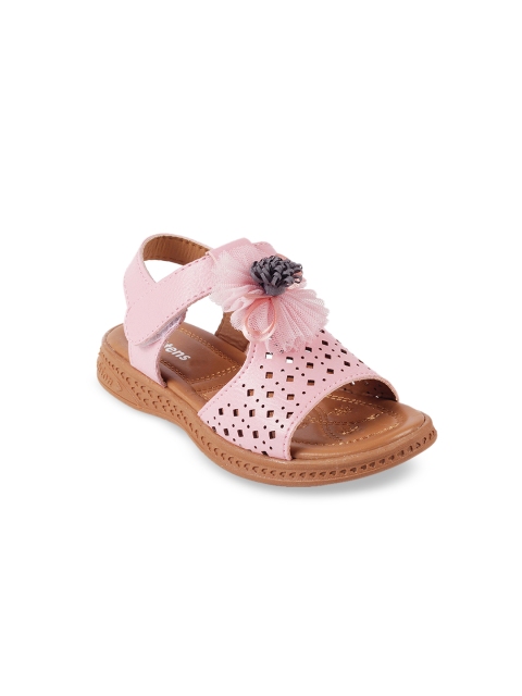 

Kittens Girls Pink Embellished Open Toe Flats