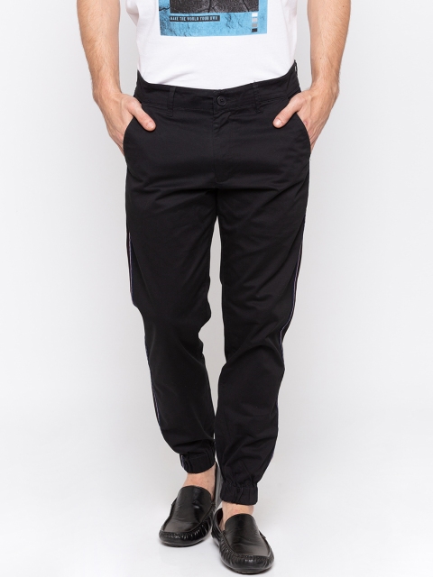 

SPYKAR Men Black Slim Fit Solid Joggers