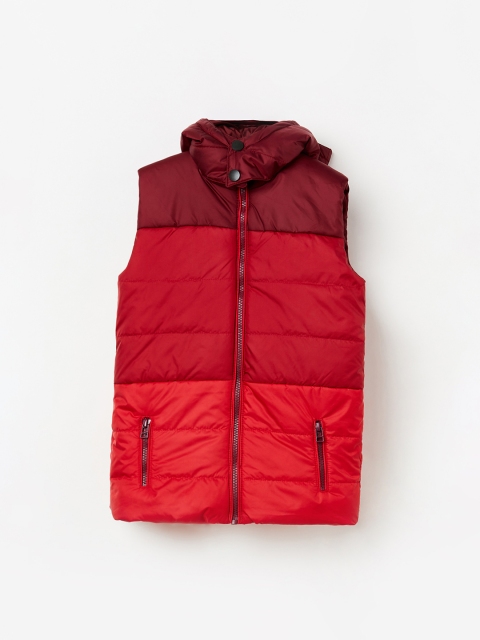 

Fame Forever by Lifestyle Boys Red Colourblocked Puffer Jacket