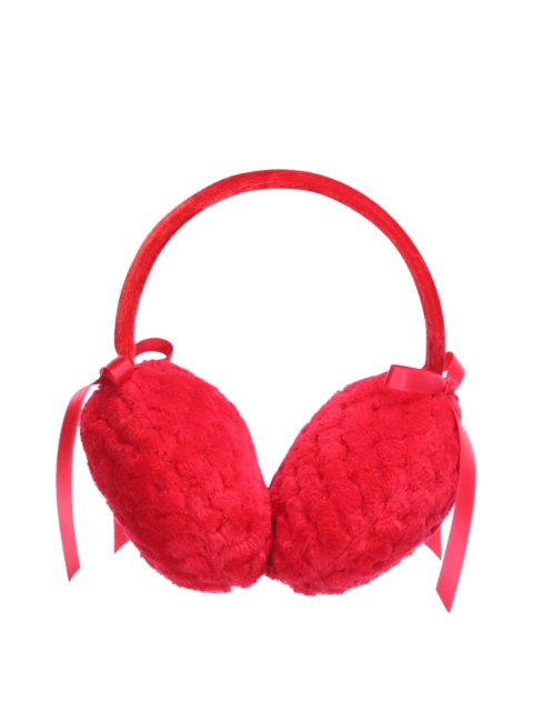 

CUTECUMBER Red Fur Hair Accessory Set