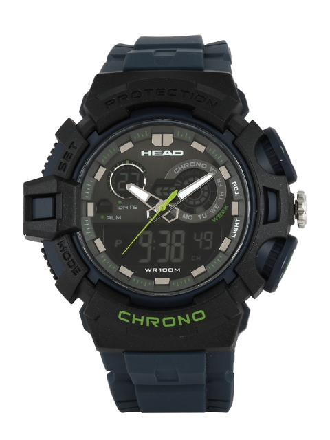 

Head Unisex Grey Analogue and Digital Watch HE-110-02