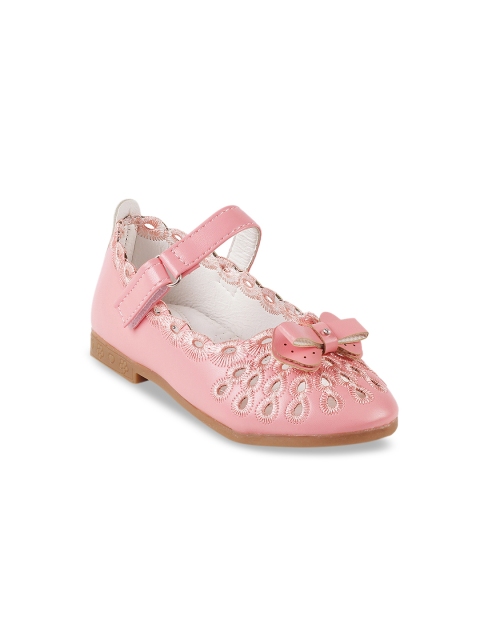 

Kittens Girls Pink Textured Mary Jane Shoes