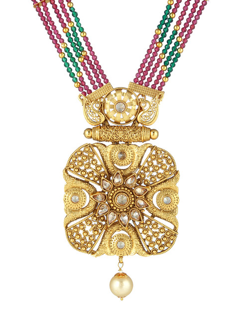 

Adwitiya Collection Women Gold-Plated Jewellery Set