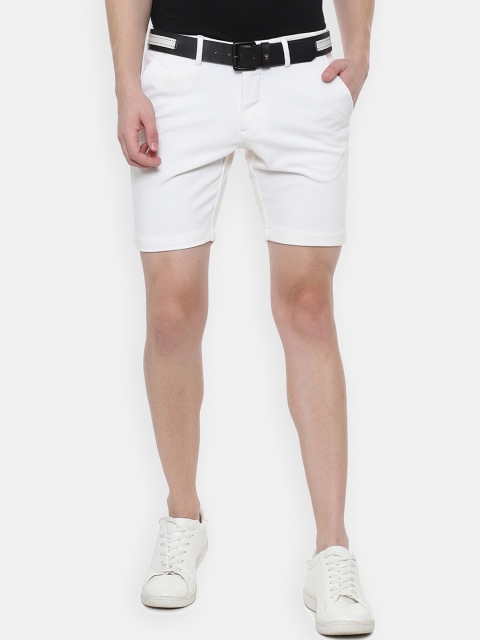 

Allen Solly Men White Solid Slim Fit Regular Shorts