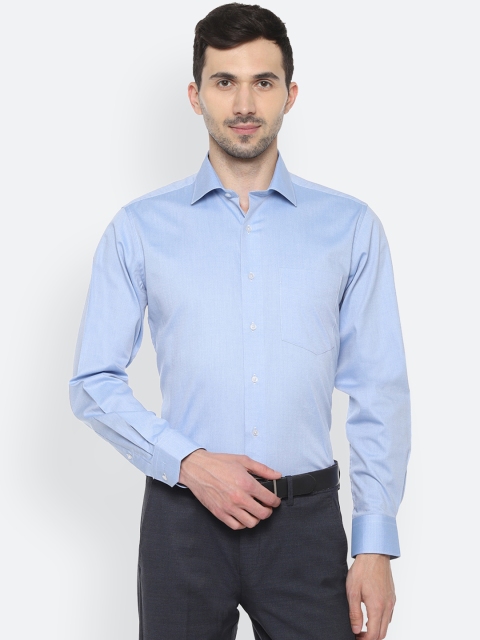 

Van Heusen Men Blue Regular Fit Solid Formal Shirt