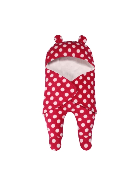 

Nino BambinoNino Bambino Infants Pink & White Hooded Sleepsuit, Red