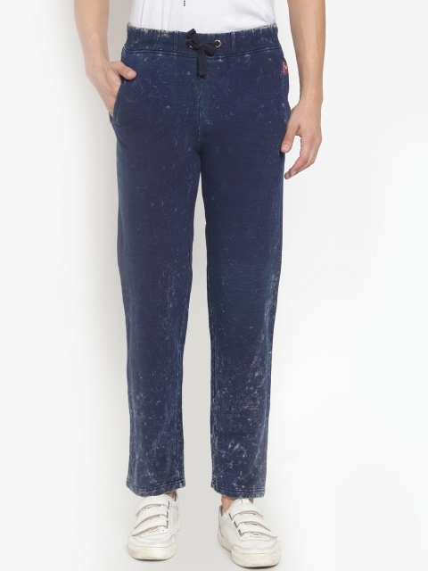 

Rodamo Men Navy Blue Dyed Track Pants
