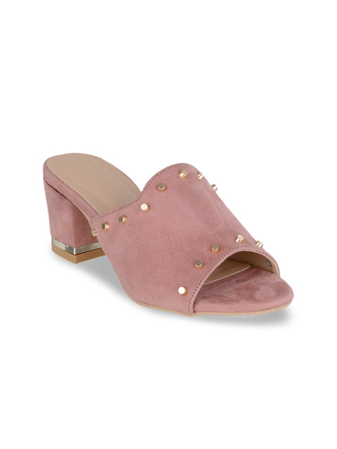 

Sherrif Shoes Women Pink Embellished Heels