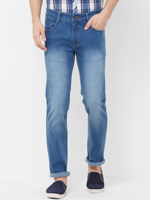 

Solemio Men Blue Slim Fit Mid-Rise Clean Look Jeans