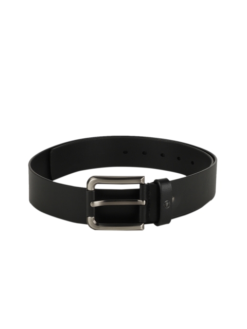 

Van Heusen Men Black Solid Belt