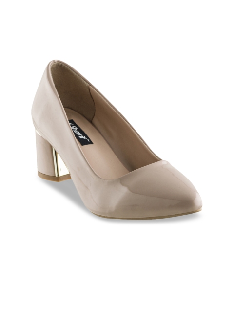 

Sherrif Shoes Women Beige Solid Pumps
