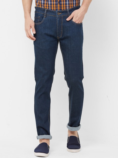 

Solemio Men Blue Slim Fit Mid-Rise Clean Look Jeans