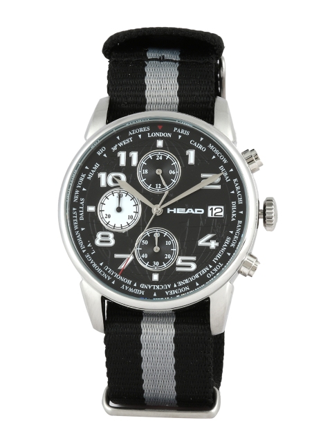

Head Men Black Analogue Watch HE-005-01