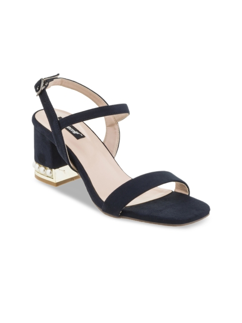 

Sherrif Shoes Women Navy Blue Solid Sandals