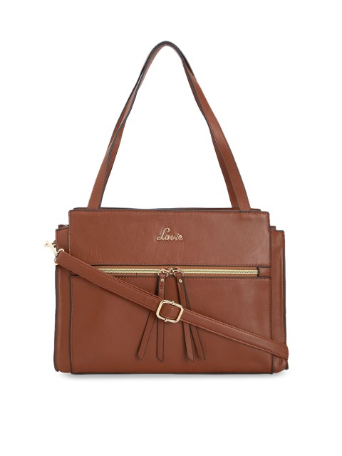 

Lavie Brown Solid Handheld Bag