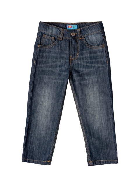 

Kid Studio Boys Blue Straight Fit Mid-Rise Clean Look Jeans