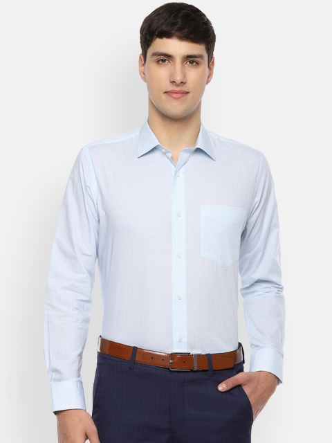 

Van Heusen Men Blue Slim Fit Printed Formal Shirt