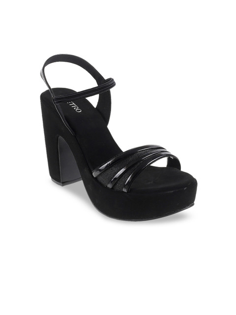 

Metro Women Black Solid Platform Heels