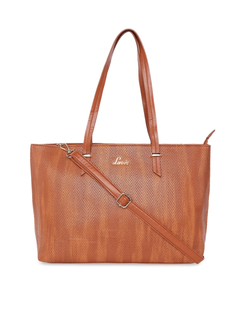 

Lavie Tan Brown Textured Handheld Bag