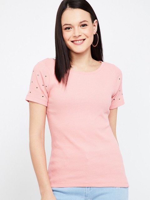 

Bossini Women Pink Solid Top