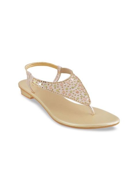 

Metro Women Gold-Toned Solid Heels