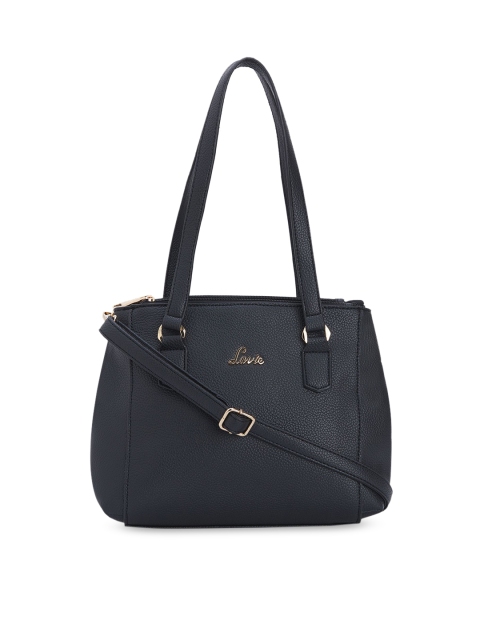 Lavie Black Solid Shoulder Bag