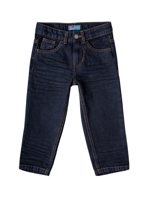 

Kid Studio Boys Blue Straight Fit Mid-Rise Clean Look Jeans