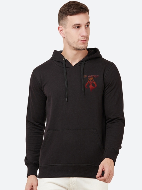 

Free Authority Men Black The Mandalorian Printed Hooded Sweatshirt