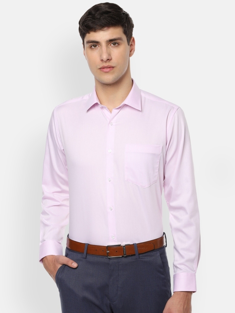 

Van Heusen Men Pink Regular Fit Solid Formal Shirt