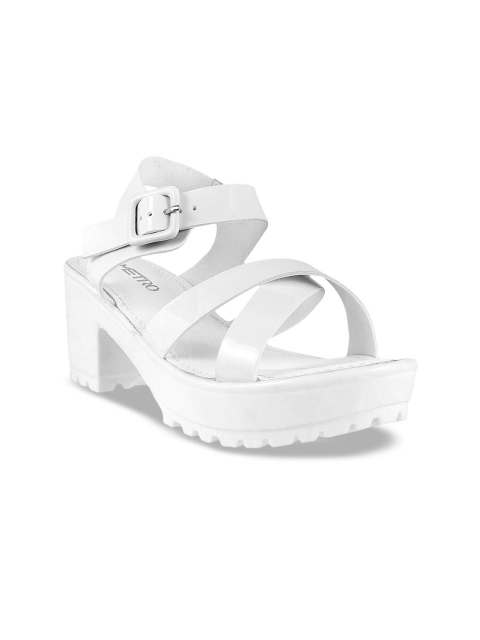 

Metro Women White Solid Heels