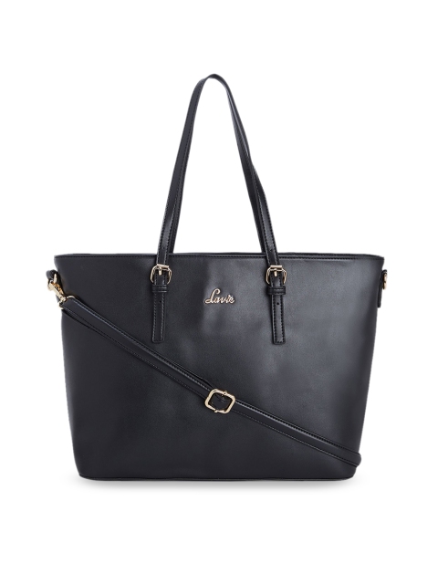 

Lavie Black Solid Handheld Bag