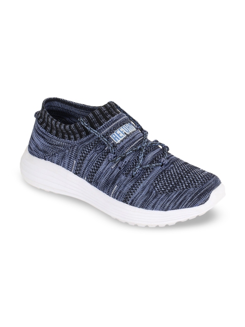 

REFOAM Women Blue & Black Mesh Sports Shoes