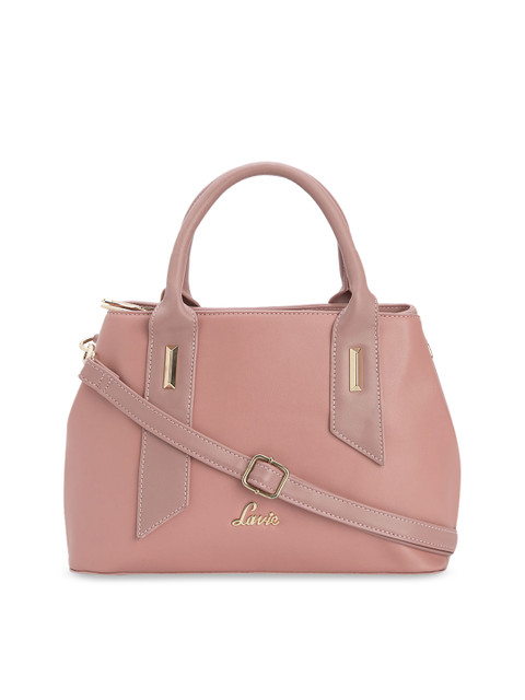 

Lavie Pink Solid Handheld Bag