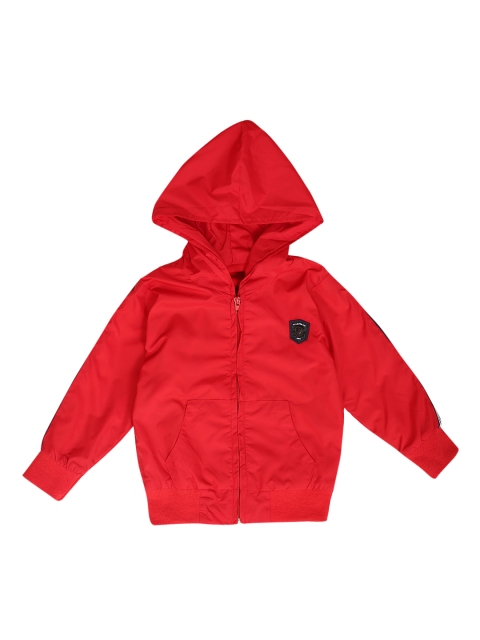 

Noddy Boys Red Solid Windcheater Padded Jacket