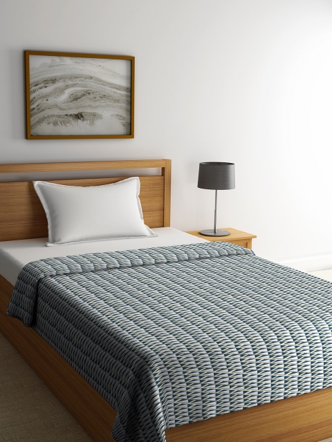 

Portico New York Multicoloured Geometric AC Room 120 GSM Single Bed Duvet, Multi