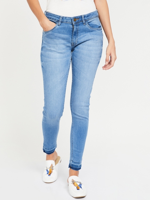 

Fame Forever by Lifestyle Women Navy Blue Slim Fit Mid-Rise Clean Look Jeans